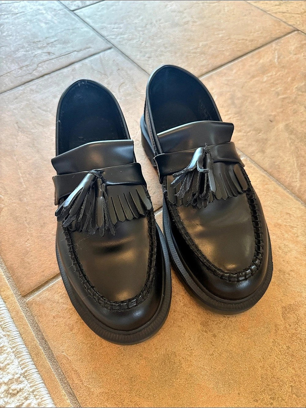 Dr. Martens Adrian Black Tassel Loafers